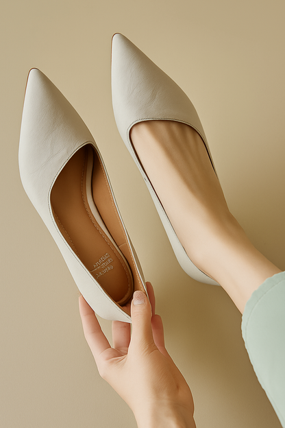 Elar Genuine Leather Heels