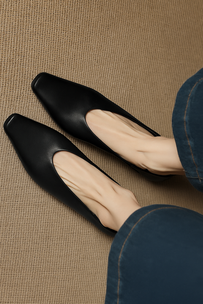 Emor Genuine Leather Flats