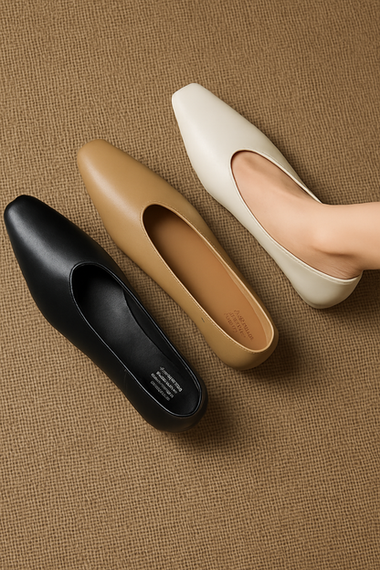 Emor Genuine Leather Flats