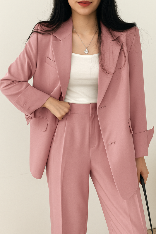 Wide-Leg Suit Jacket