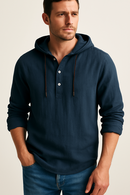 Elden Luxe Hooded Shirt