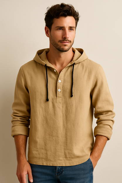 Elden Luxe Hooded Shirt