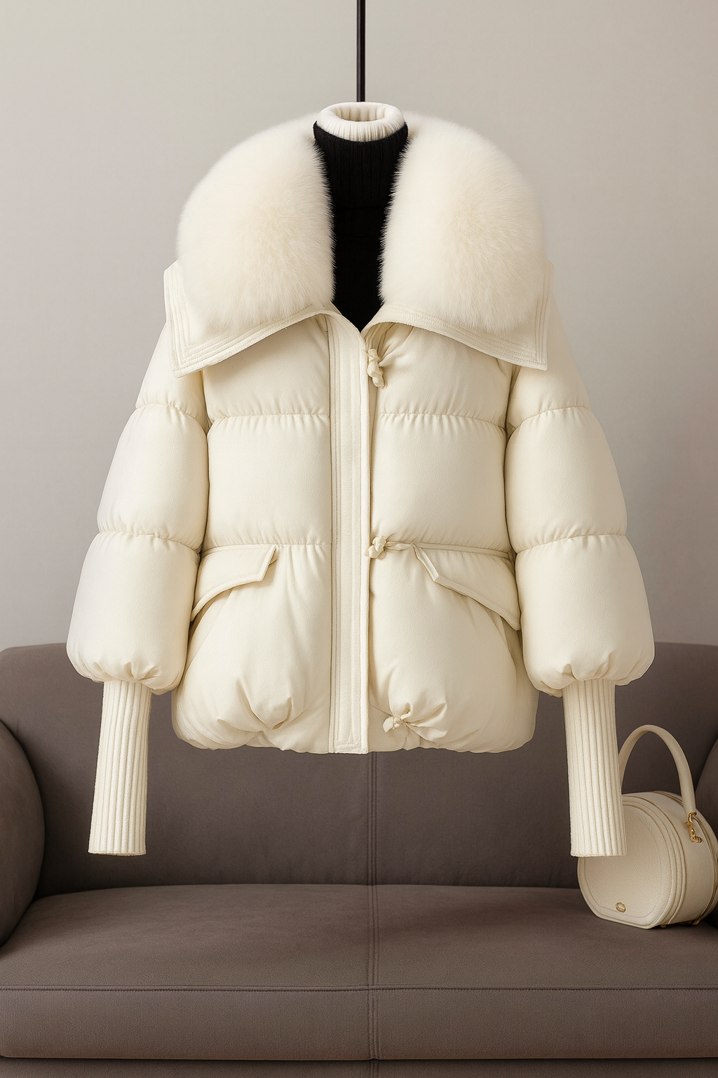 Short Lapel Winter Cotton Jacket