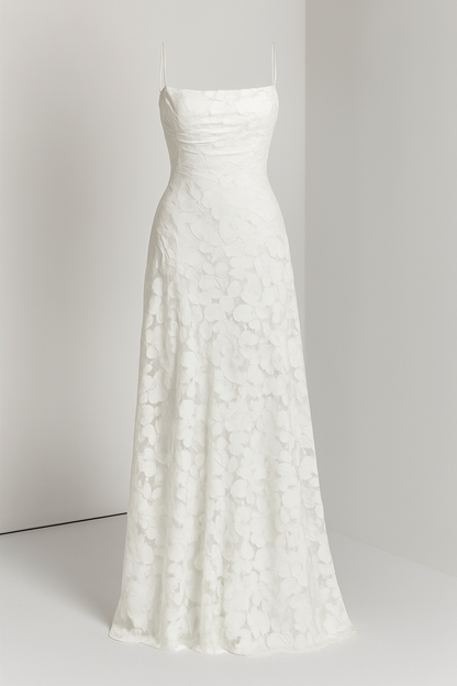 Backless Lace Up Maxi
