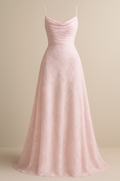 Backless Lace Up Maxi