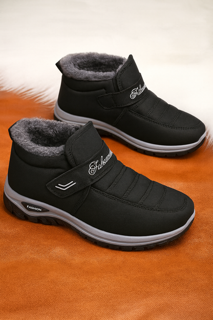 Plush-Lined Winter Ankle Boots