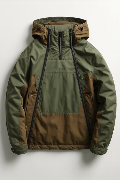 Double Zipper Down Jacket