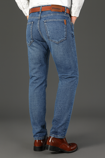 Classic Straight Denim Jeans