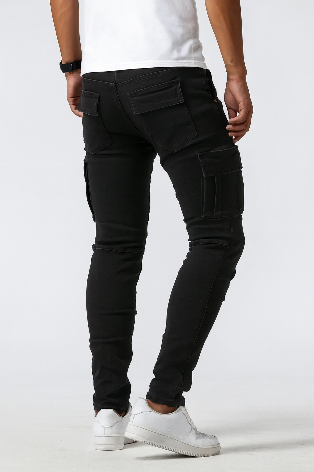 Cargo Denim Jogger Jeans