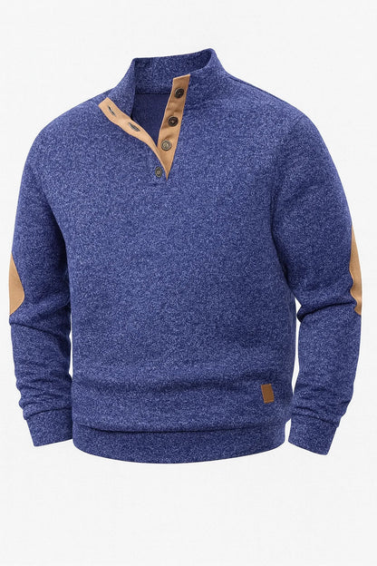 Knit Collar Pullover