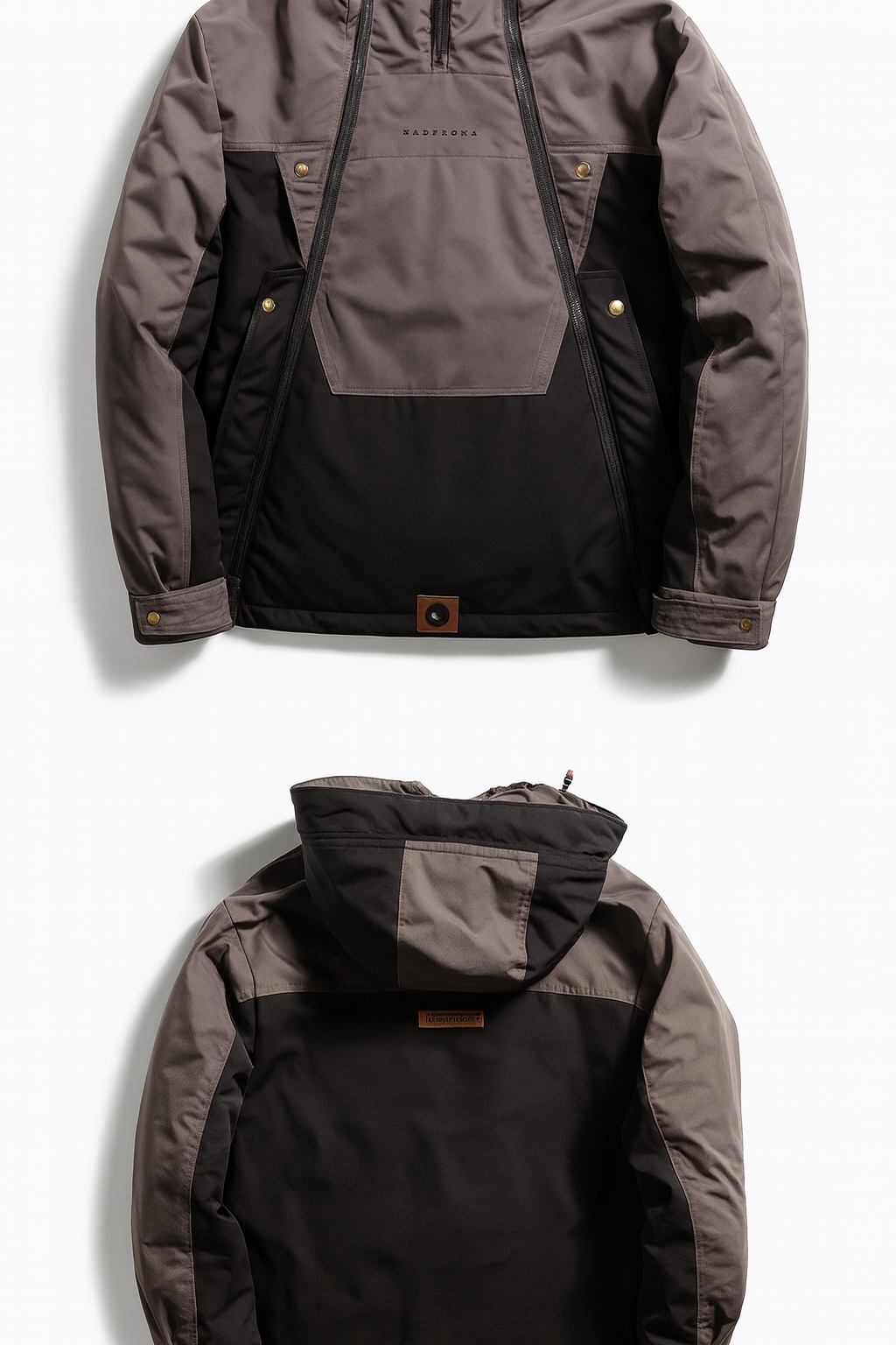 Double Zipper Down Jacket