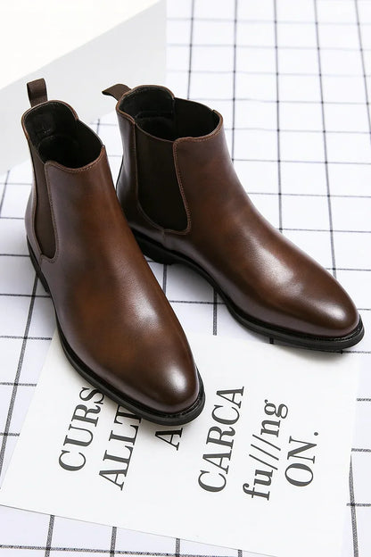 Chelsea Leather Ankle Boots