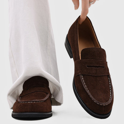 Flat Faux Suede Loafers