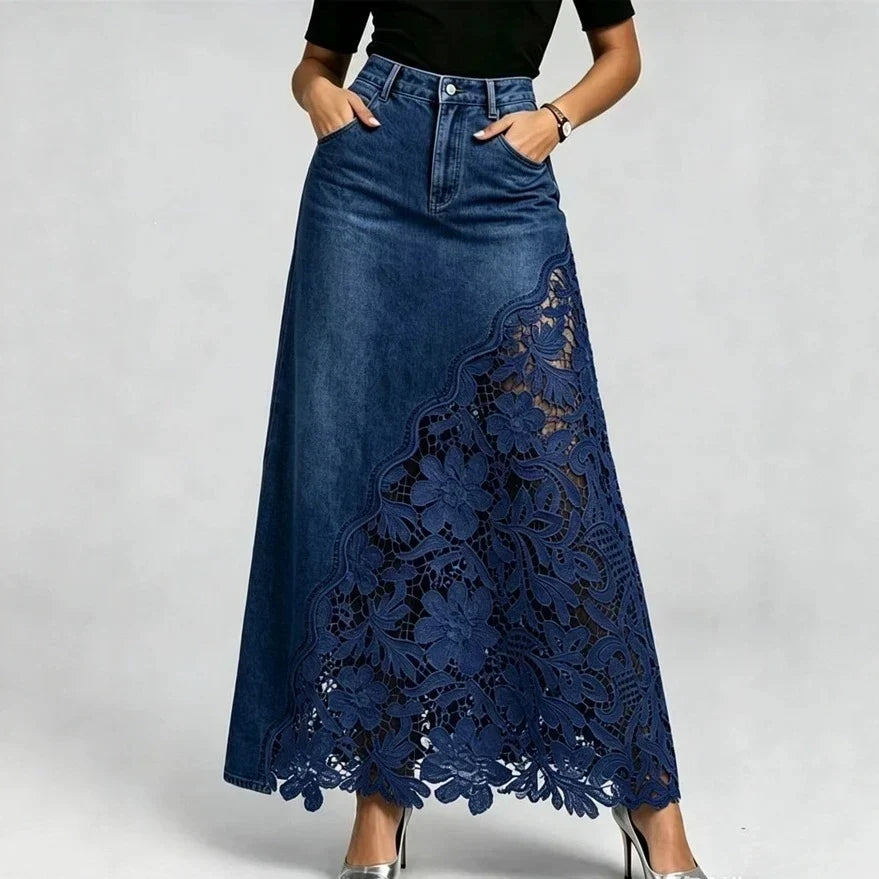 Waist Lace Splicing Streetwear
