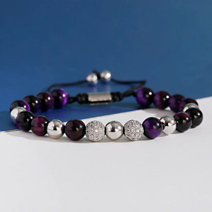 Zircon Ball Beaded Bracelet