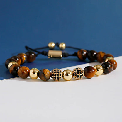 Zircon Ball Beaded Bracelet