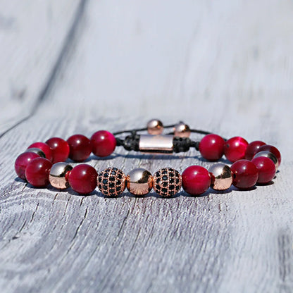 Zircon Ball Beaded Bracelet