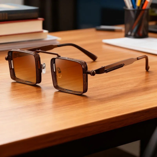 Punk Style Hollow Sunglasses