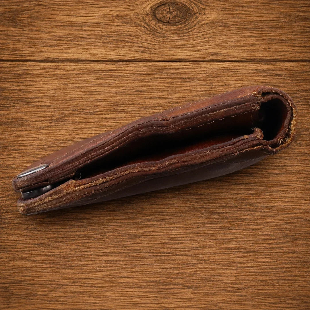 Vintage Leather Roll-Up