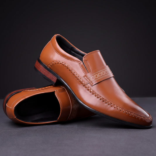 Pointed Toe Leather Shoes