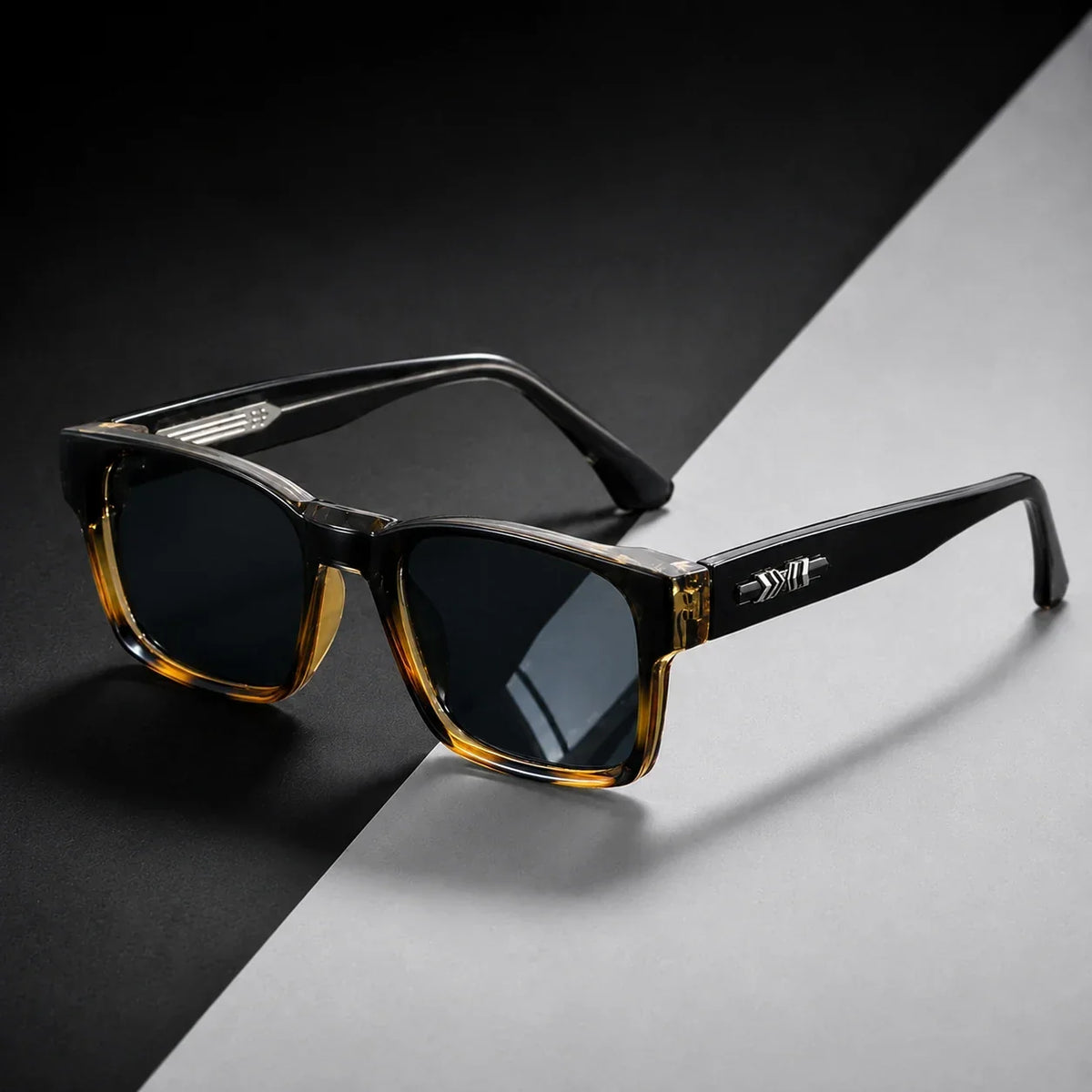 Retro Punk Square Sunglasses