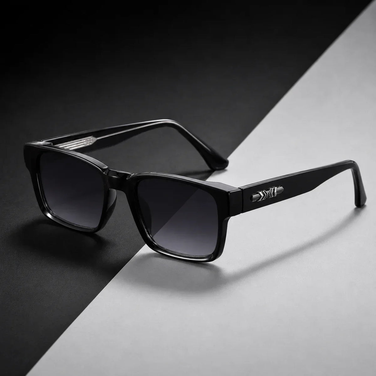 Retro Punk Square Sunglasses