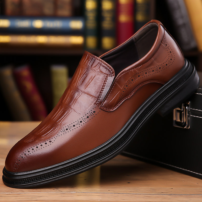 Genuine Leather Oxford Shoes