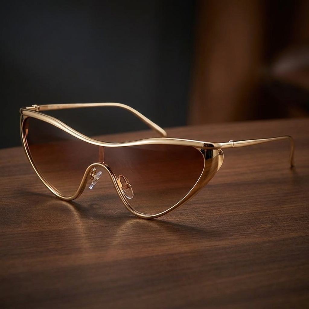 Y2K Punk Shield Eyewear
