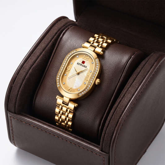 Stainless Steel Quartz Wristwatch