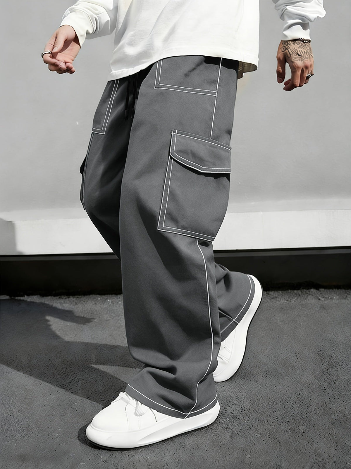 Loose Fit Work Trousers