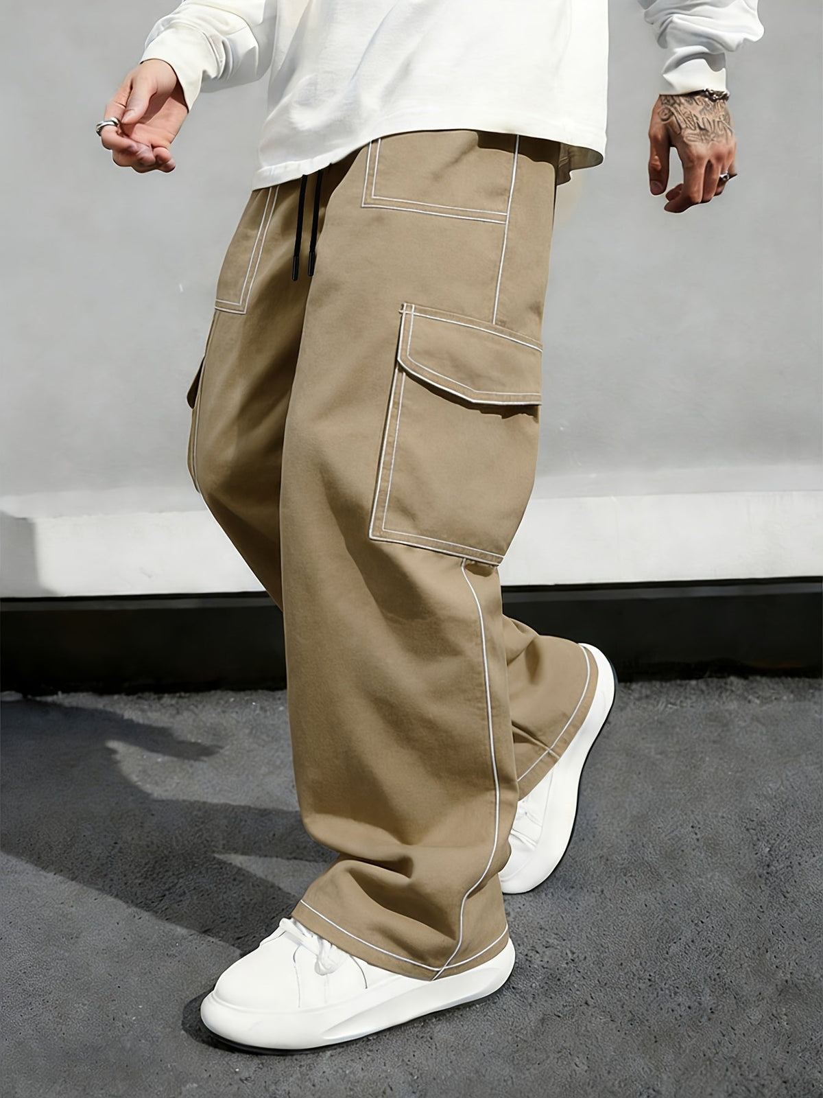 Loose Fit Work Trousers