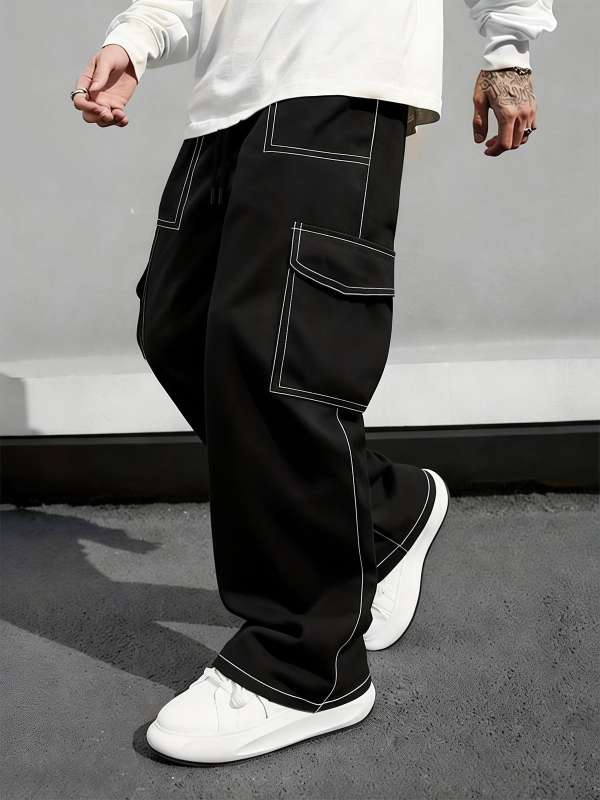 Loose Fit Work Trousers
