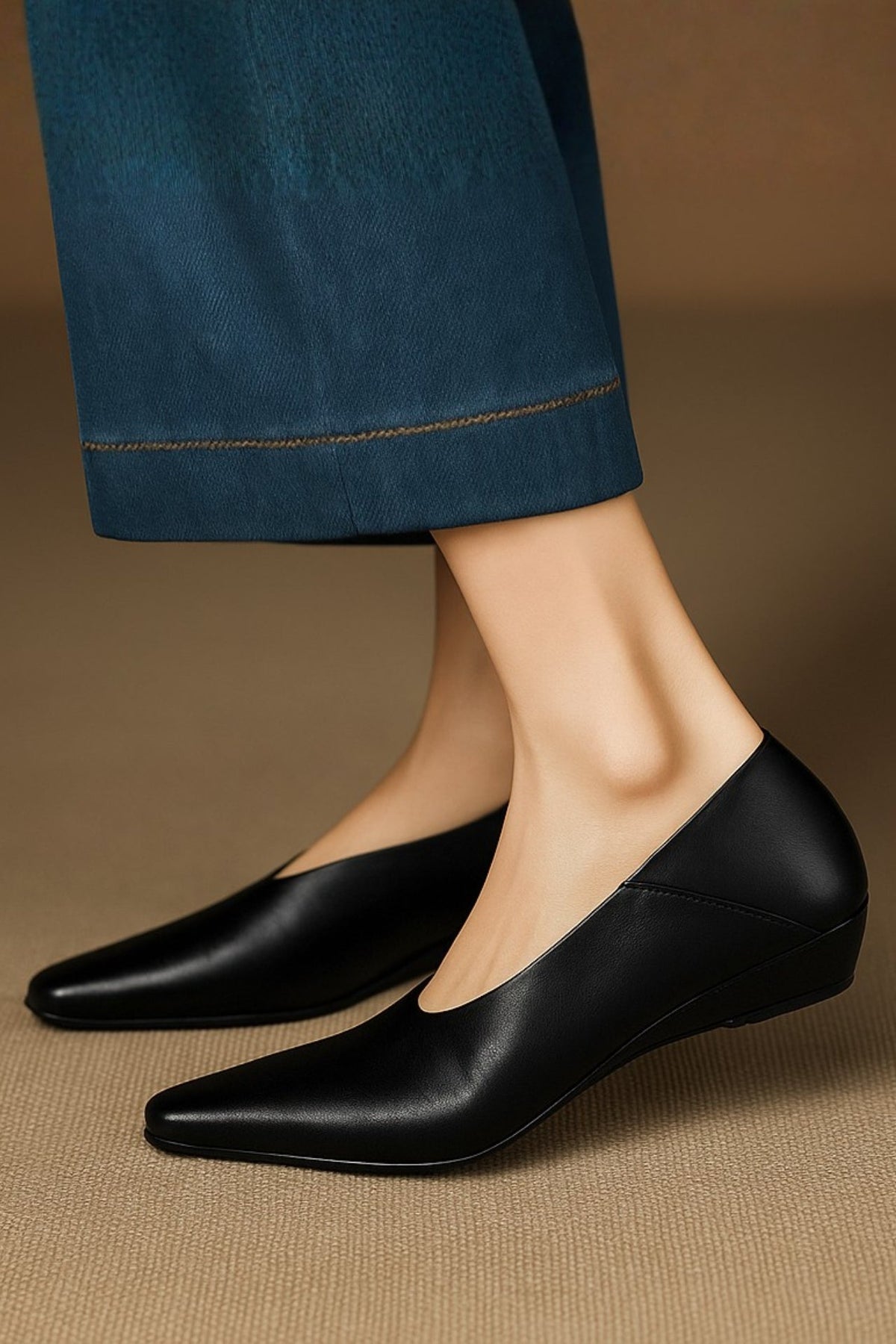 Emor Genuine Leather Flats