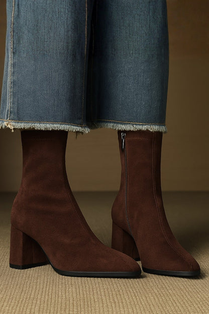 Alora Genuine Suede Boots